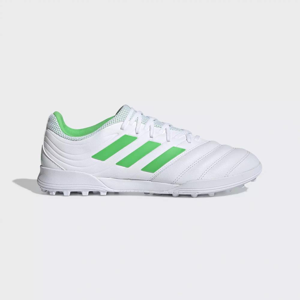 Adidas Copa 19.3 Turf Tenis De Futbol Blancos Para Hombre (MX-25290)